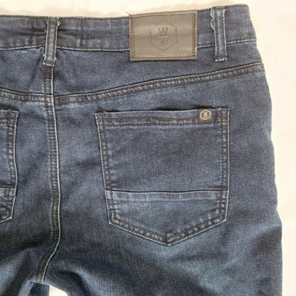 Men's Blue Denim Jean Shorts - R - Picture 6 of 7